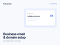 Business email & domain setup service by PIXELON BCA